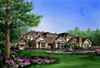 Romantic French Country Estate in The Bridges, Rancho Santa Fe with Golf course and Club House Views.