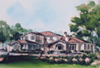Captivating Tuscan Villa in The Bridges at Rancho Santa Fe with breathtaking golf course views.
